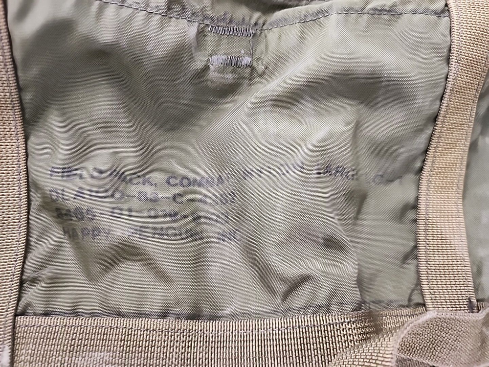 USGI Alice Field Pack Rucksack Only Large #1 Cag Sof Devgru Seal