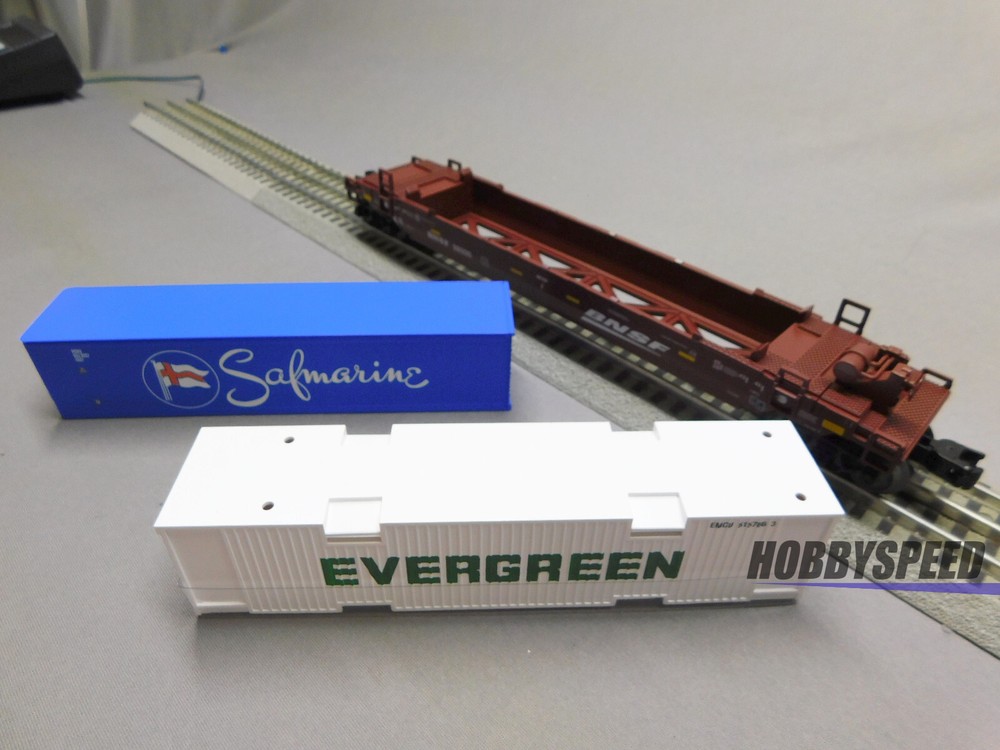 LIONEL BNSF MAXI STACK W/ CONTAINER LOAD freight train flatcar flat 2328330 NEW