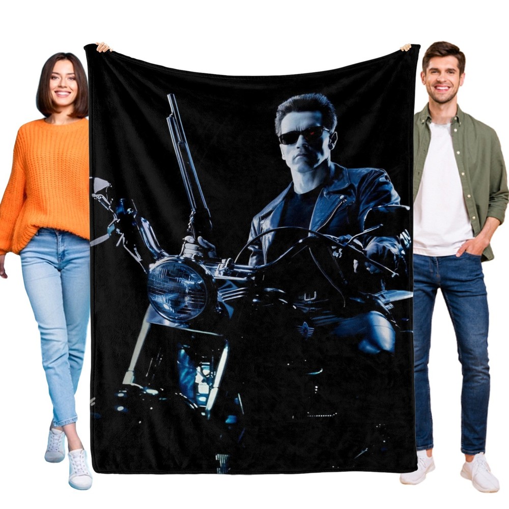 Terminator Blanket Soft Flannel Bed Sofa Throw Birthday Gift