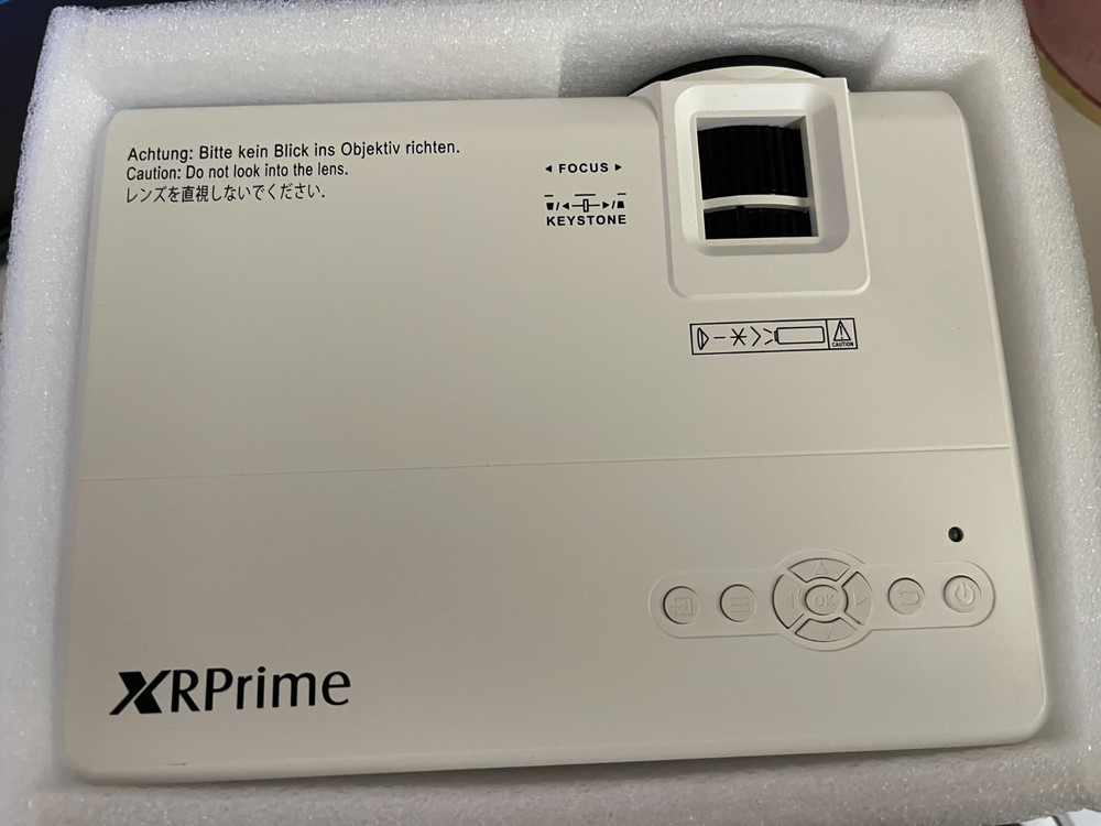 XRPrime Mini WiFi Projector White NEW
