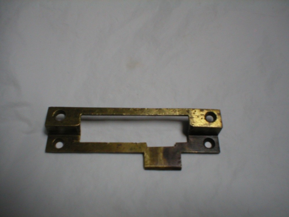 Antique Solid Brass Rabbit Striker Plate