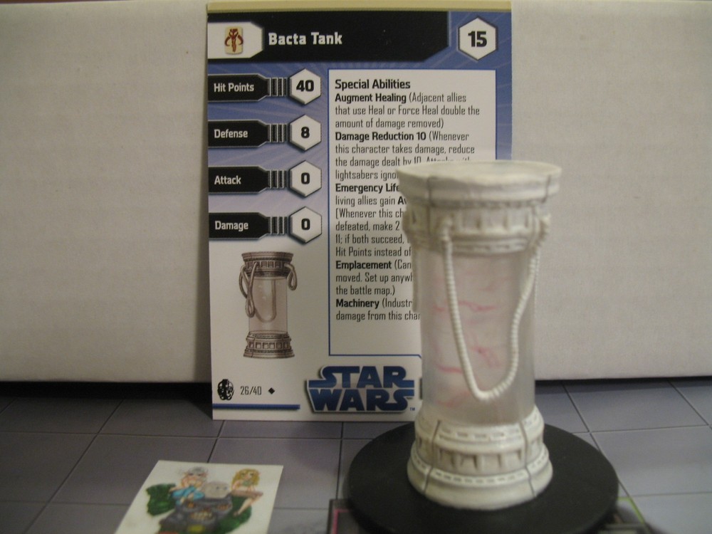 =Star Wars IMPERIAL ENTANGLEMENTS Bacta Tank 26/40 with card=