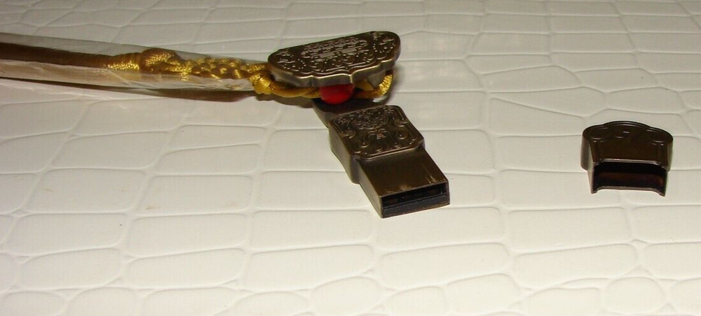 USB Flash Drive Tessel Asian Retro Style Memory Thumb Stick U Disk 128GB