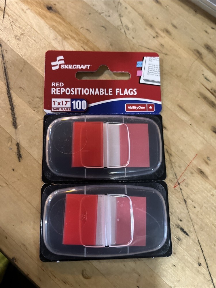 Red Repostionable Flags