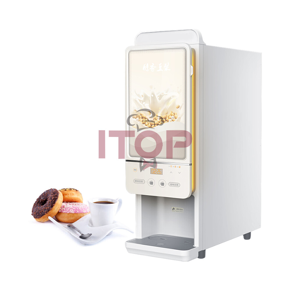 Beverage Machine Auto Coffee Machine Soymilk Milk Hot Chocolate 2 Buttons 110V