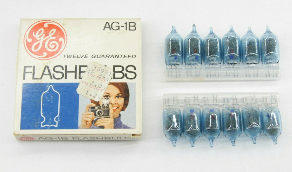 GE A-1B (12) Flashbulbs - New Old Stock - C1093