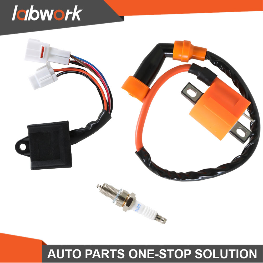 Labwork Ignition Coil Spark Plug CDI For Yamaha Bear Tracker YFM250 YFB250FW