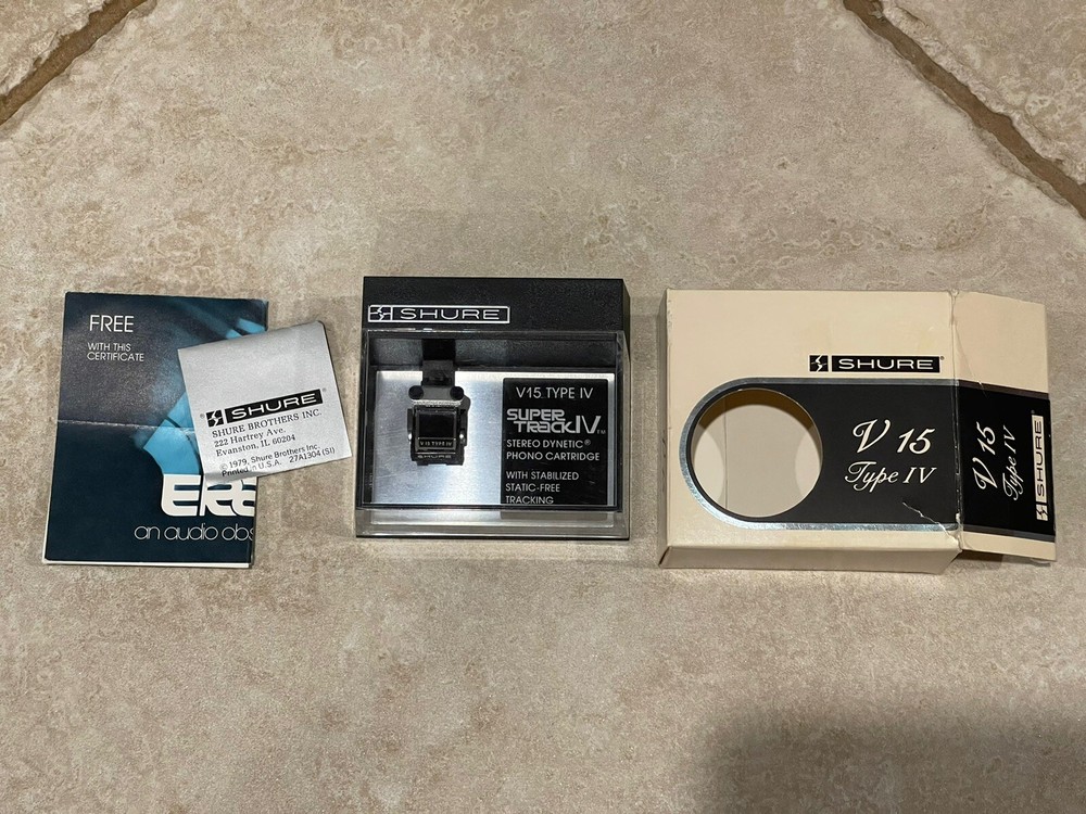 Shure V15 Type IV Cartridge W/ Original Box