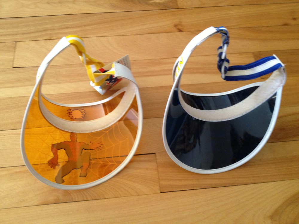 SPIDERMAN SUN VISORS 1982