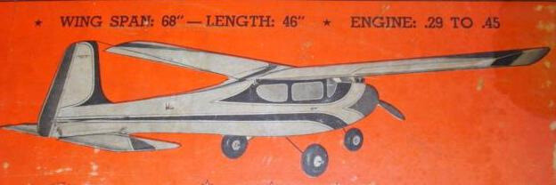 Sterling MAMBO PLANS & PATTERNS a Mighty Mambo Reduced to 48" RC Model Airplane