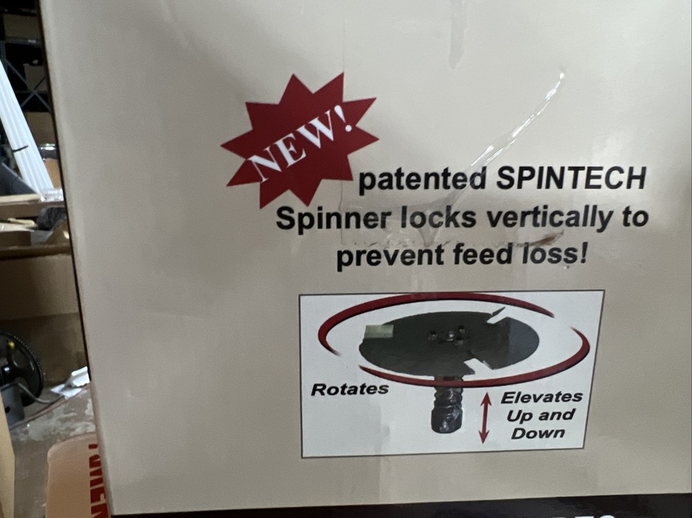 Spinner Unit 12-Volt Heavy Duty Motor Digital Timer Adjustable Feed Flow