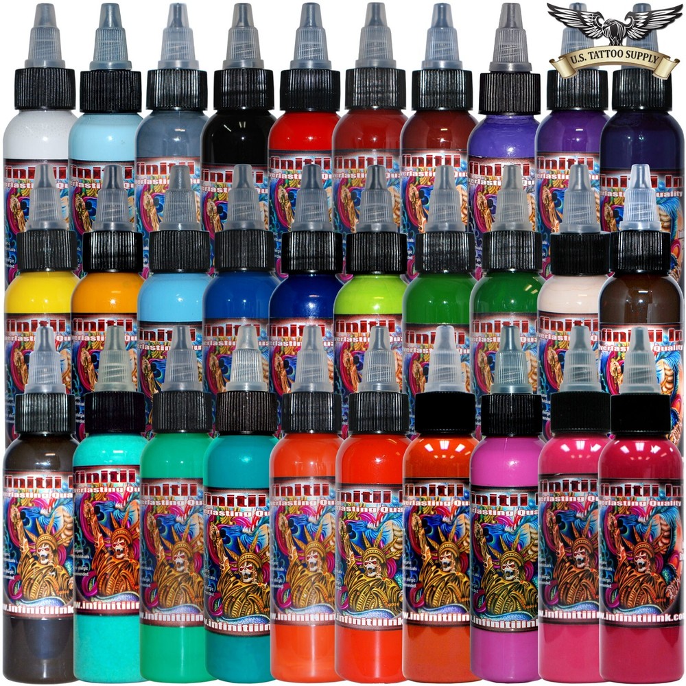 Infinitii Tattoo Ink 30 Colors 1oz Set #3