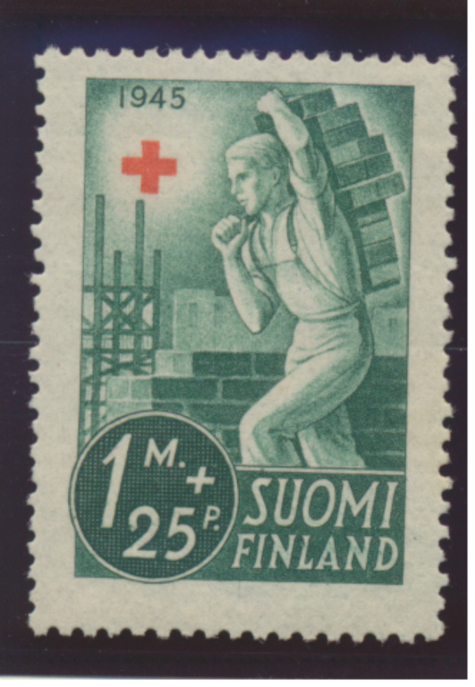 Finland Stamp Scott #B65, Unused, No Gum