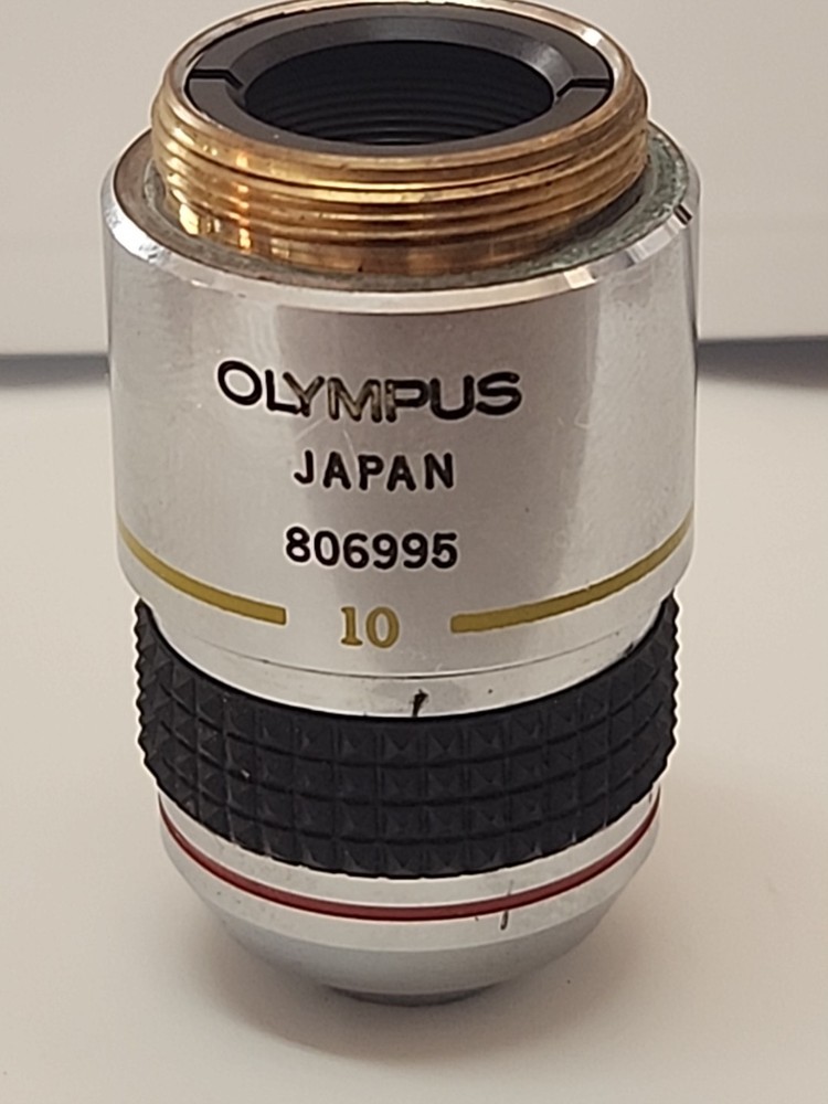 Olympus SPlan 10PL 0.30 160/0.17 Microscope Objective Lens