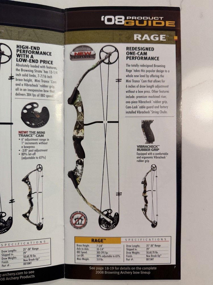 Browning Rage Compound Bow RH Right-Handed