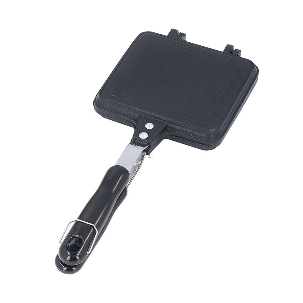 Sided Sandwiches Maker, Cast Iron Pie Maker with Scalding Handle,2974