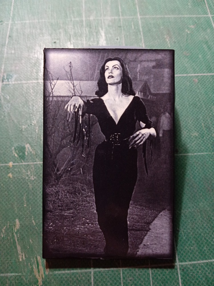 Vampire Plan 9 From Outer Space Ed Wood Masonite Magnet Small Art