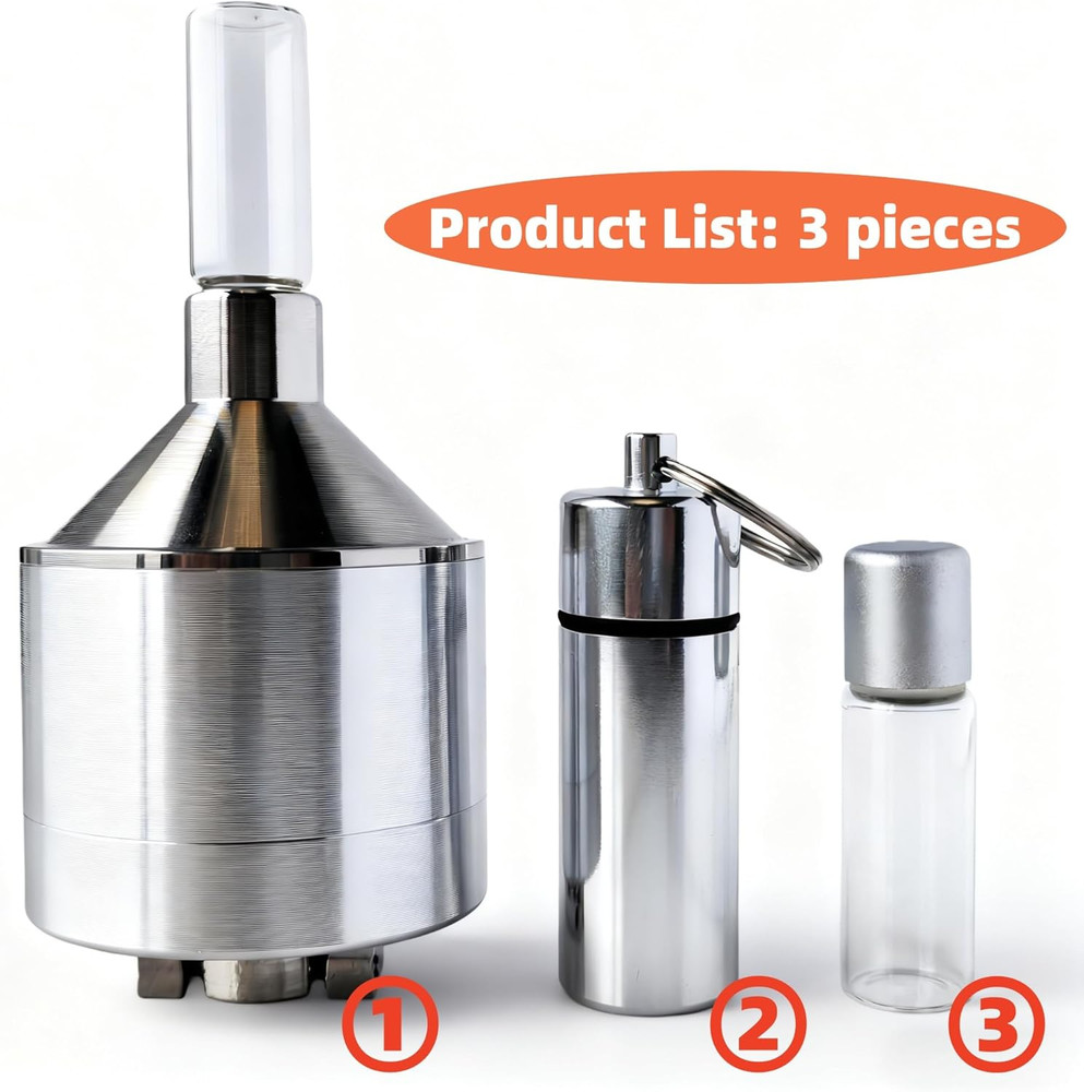 Spice Grinder【Silver】For Kitchen Use Only