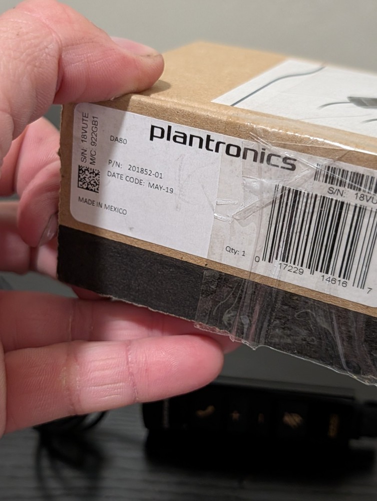 Plantronics DA80 USB Audio Processor Telephone Headset