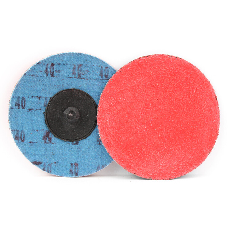 100 Pack - 3" Inch 40 Grit Ceramic Quick Change Sanding Discs Type R Roloc