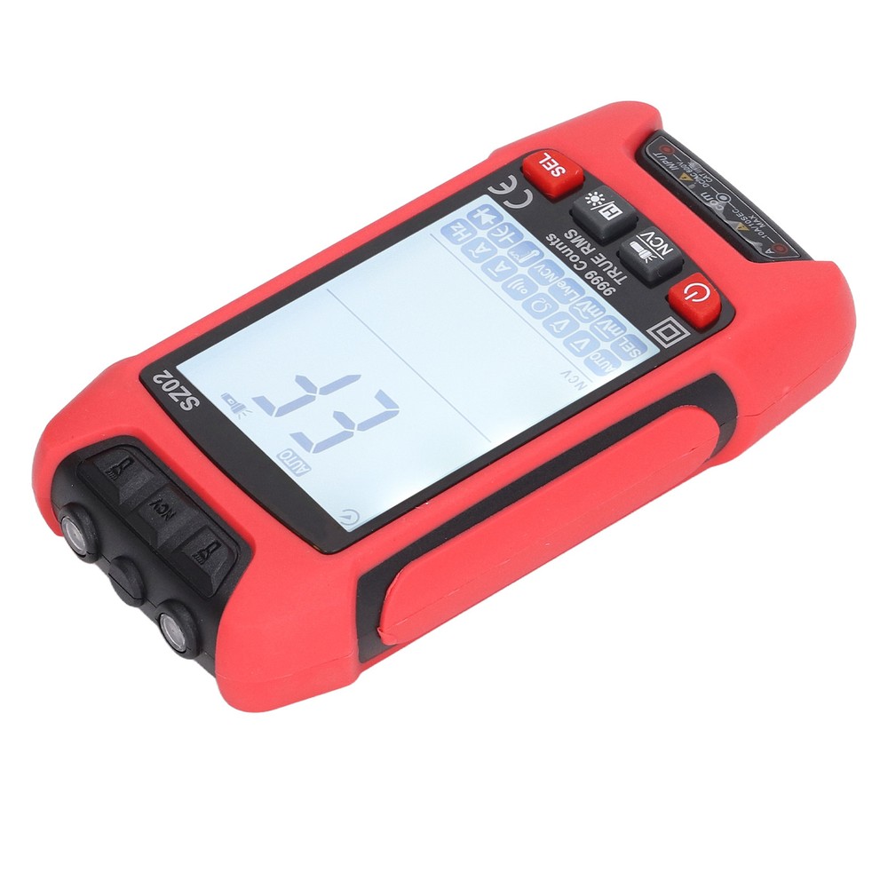 Digital Multimeter Anti Burning Automatic LCD Backlit NCV Volt Amp Meter FEI