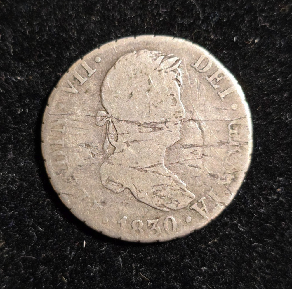 1830 Spain 2 Reales