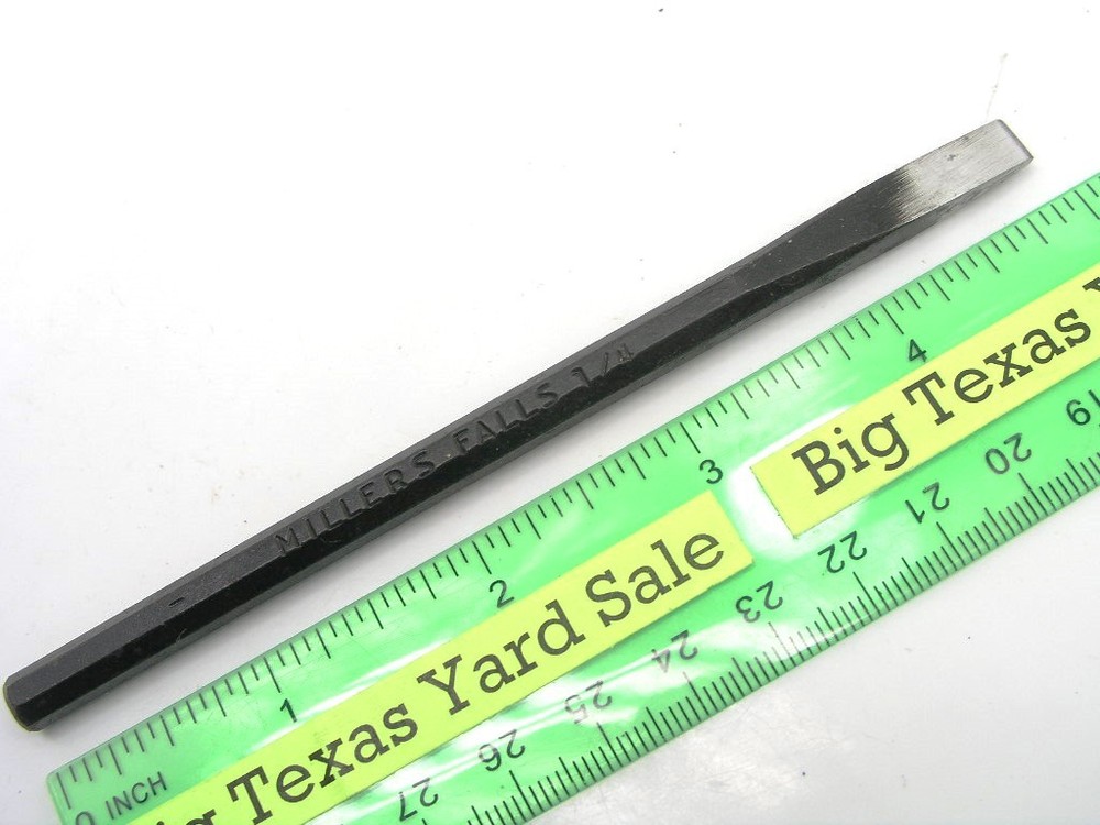 1/4" Flat Cold Chisel Miller Falls
