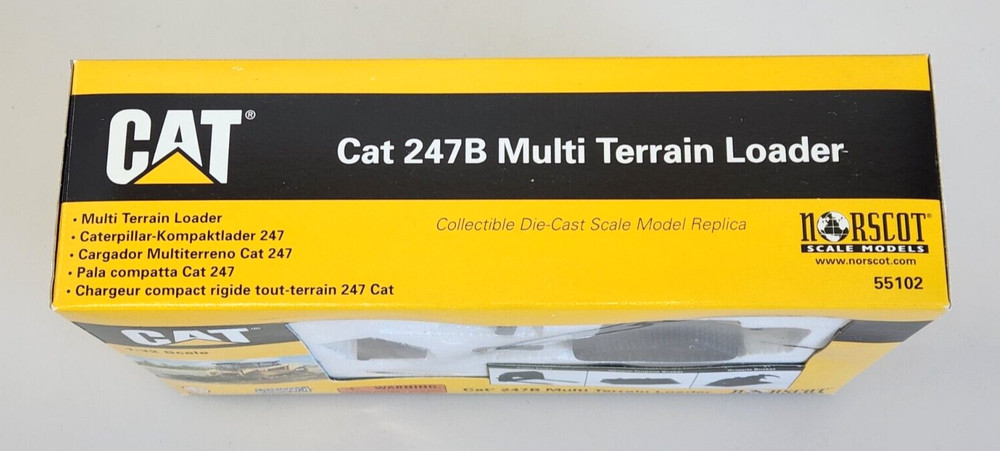 Norscot CAT 247B Multi-Terrain Loader Skid Steer 1/32 Die-Cast Scale Model 55102