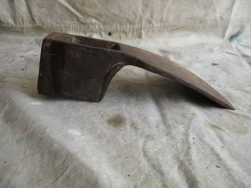 Used Spade Bit Axe Head