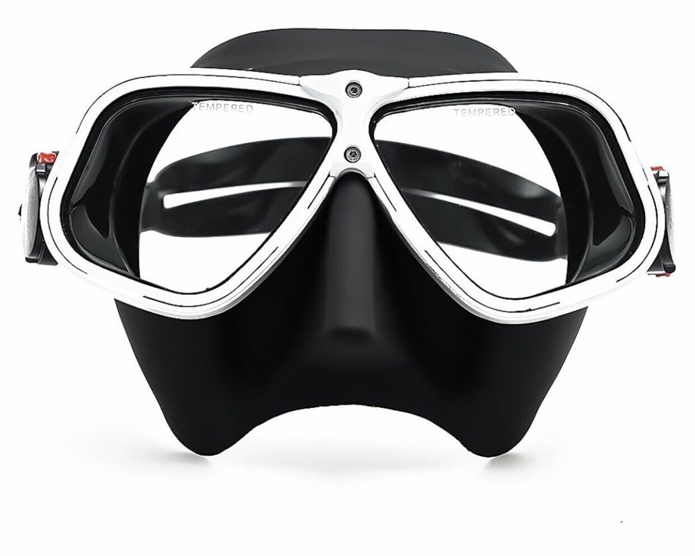 AQTECKNO Metal Frame Diving Mask