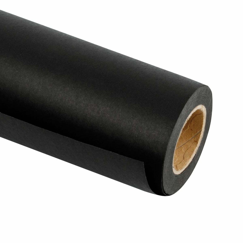 50# BLACK KRAFT PAPER ROLL - 24" Wide