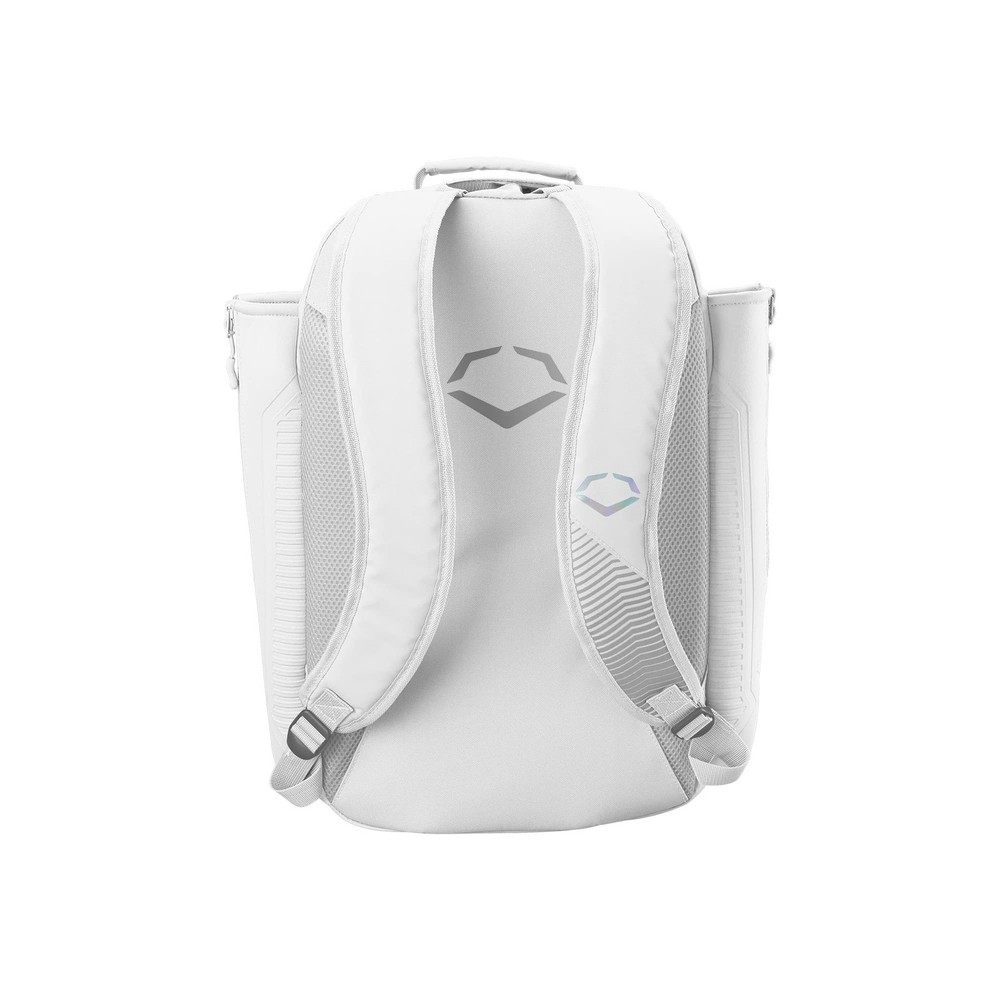 Evoshield Tone Set Team White Baseball Backpack Water Resistant Large Capacity