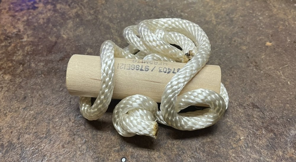 Ran-Paige Co. - Engine Starter Pull Rope w/ Wood Handle - P/N: 9786E121 (NOS)