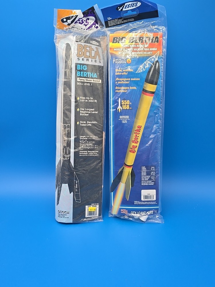 Estes Big Bertha Both Designs Kit 1948