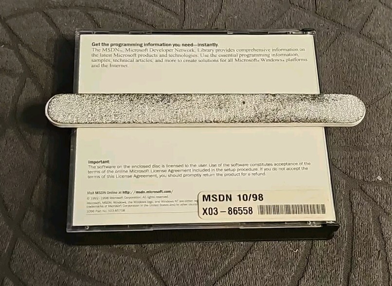 Microsoft MSDN library October 1998