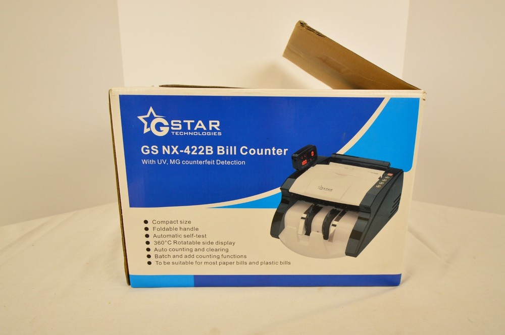 G-Star Technologies Bill Counter GS NZ-422B Tested WORKING