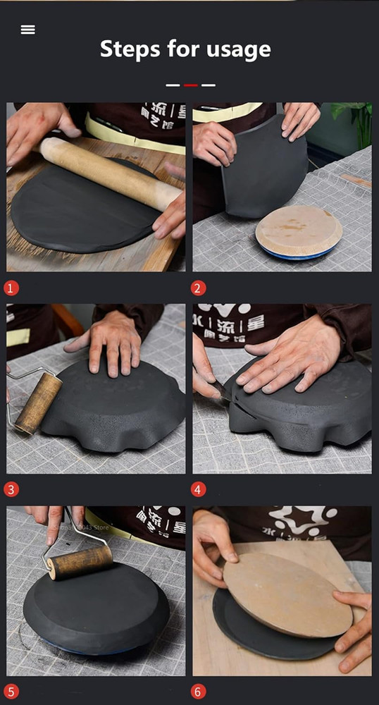 Claytools Ceramic Forming Mold - Pottery Tools for Plate, Dish & Slump