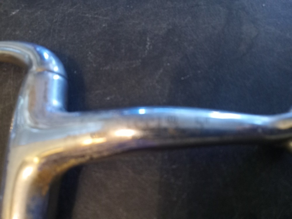 Used eggbutt snaffle bit 5 in mouth korsteel