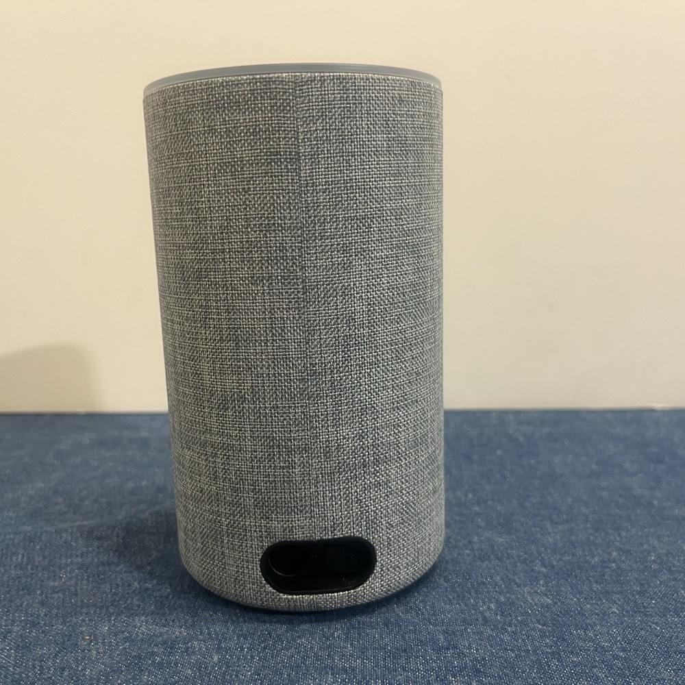Pair Amazon Echo 2nd Generation Bluetooth Smart Speaker w 1 Charger Works Great