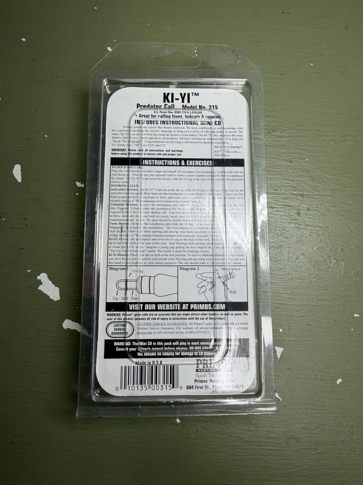PRIMOS - KI-YI Predator Call - Model# 315