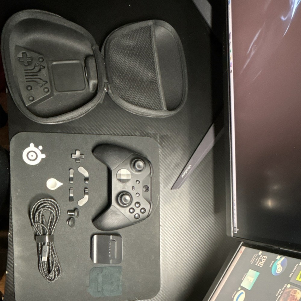 Microsoft Xbox Elite Series 2 Wireless Controller Bundle w/ Case, Dock, Cable