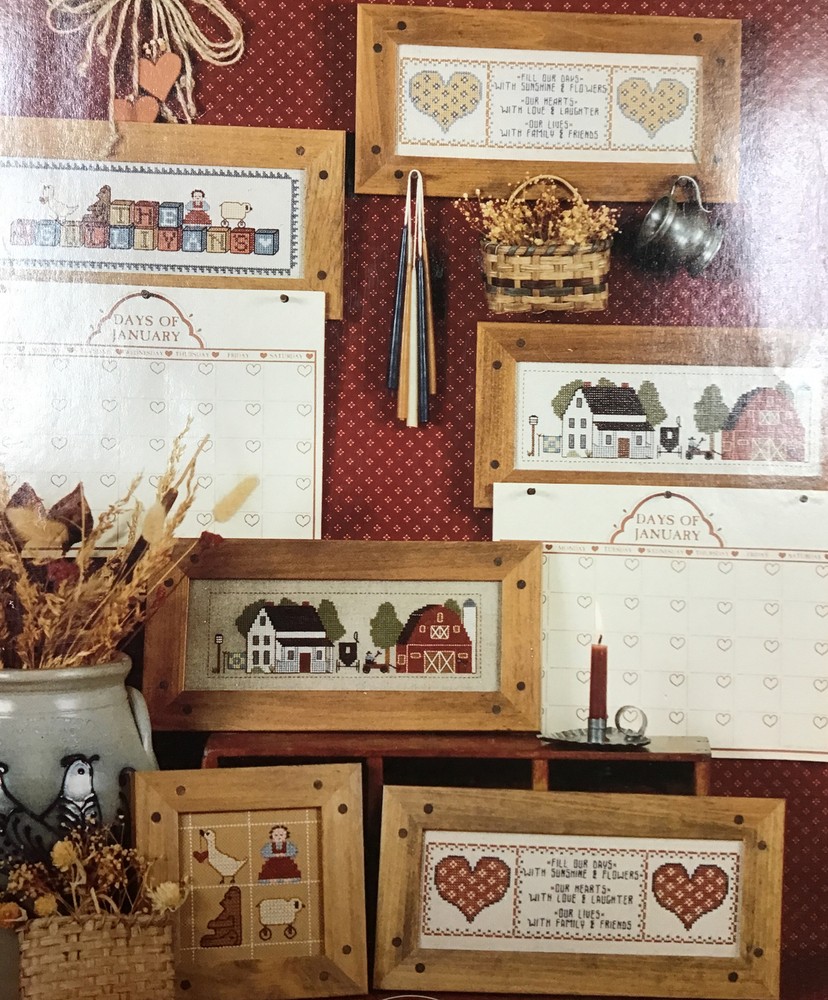 Homespun Elegance - As Days Go By - Counted Cross Stitch Pattern