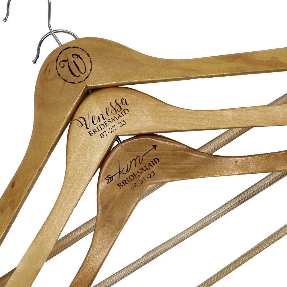 Personalized Wood Hanger Customizable Wood Hanger