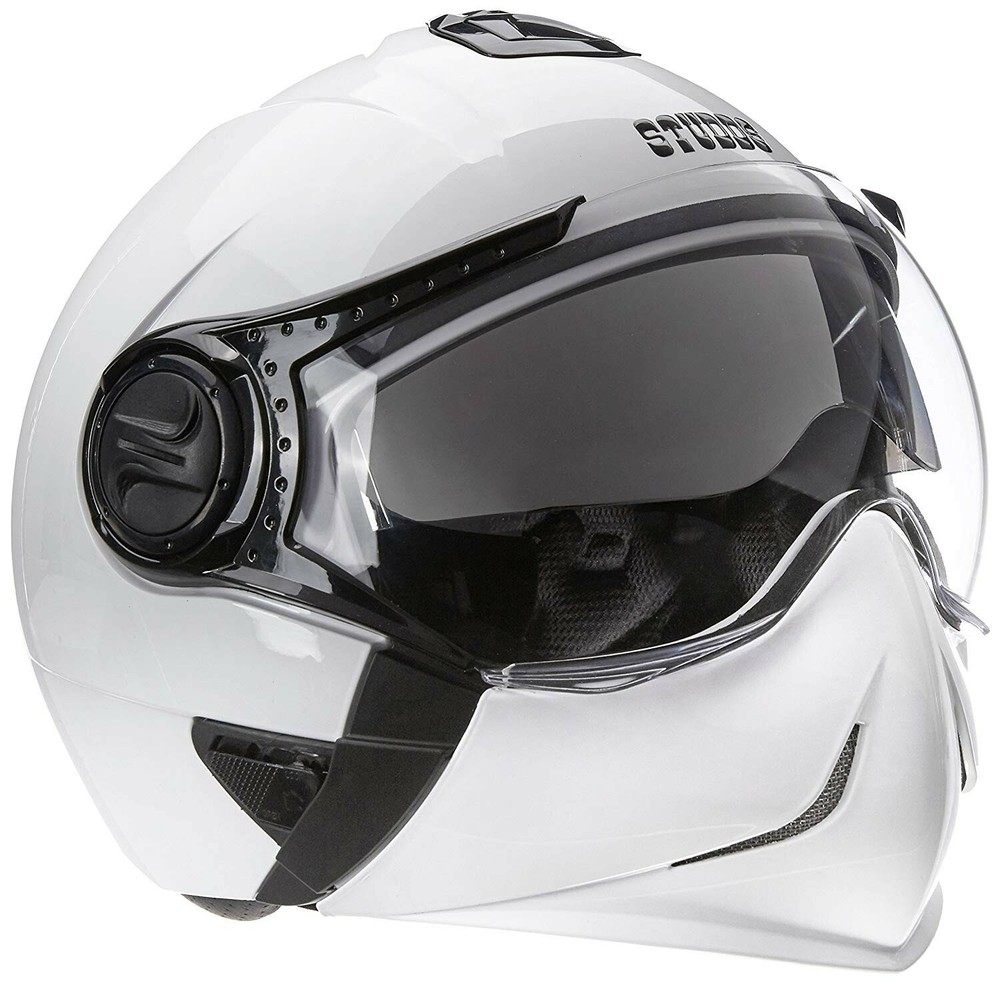 Studds Full Face Helmet Downtown White Colour L Size
