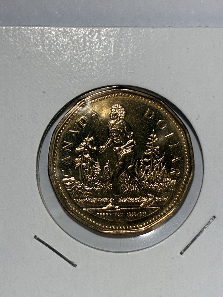 2005 Canada $1 Terry Fox Loonie - Uncirculated UNC - Mint Luster
