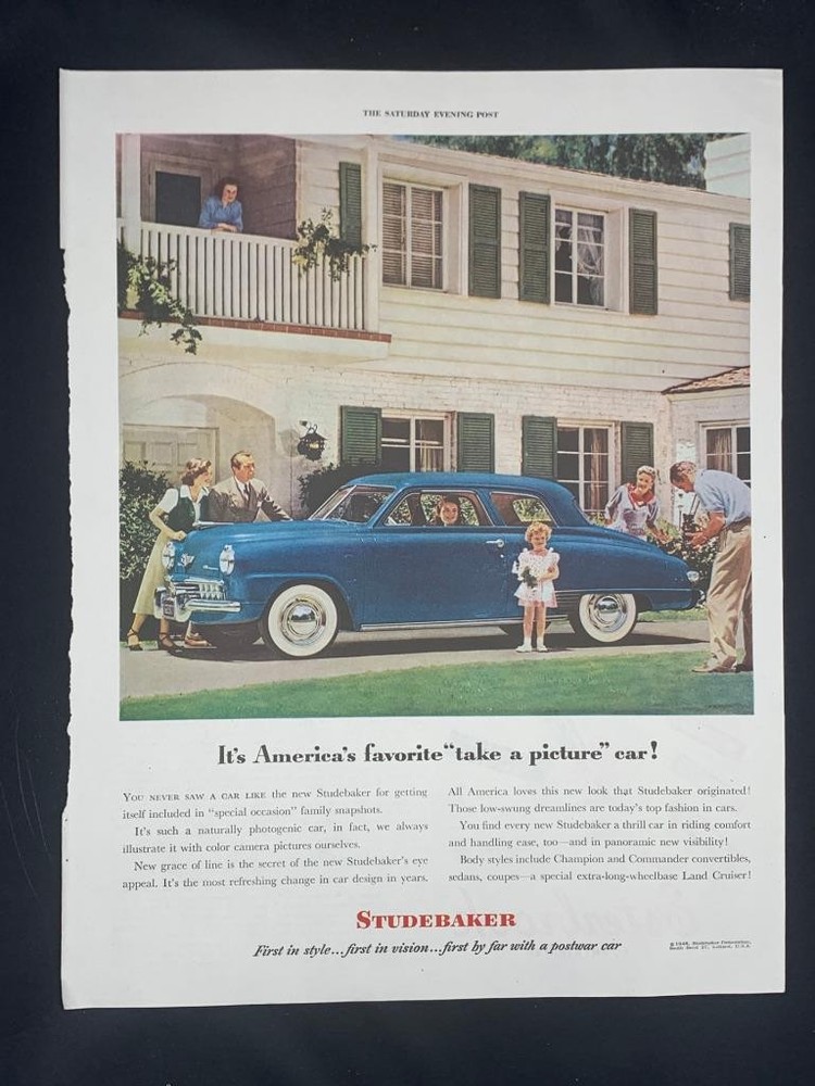 Magazine Ad* - 1948 - Studebaker  - (#1)