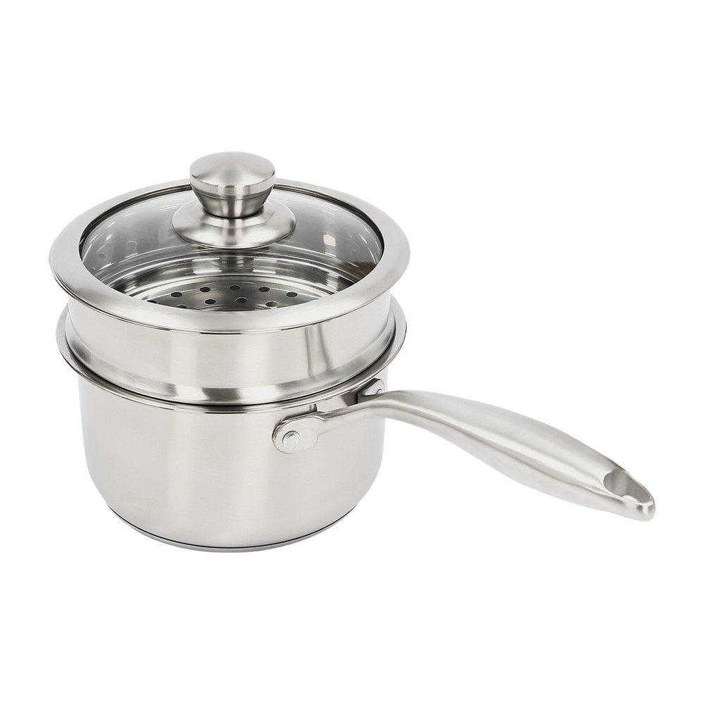 Large Capacity Sauce Pan For Cooking With Handle Double Layer Steaming Pot