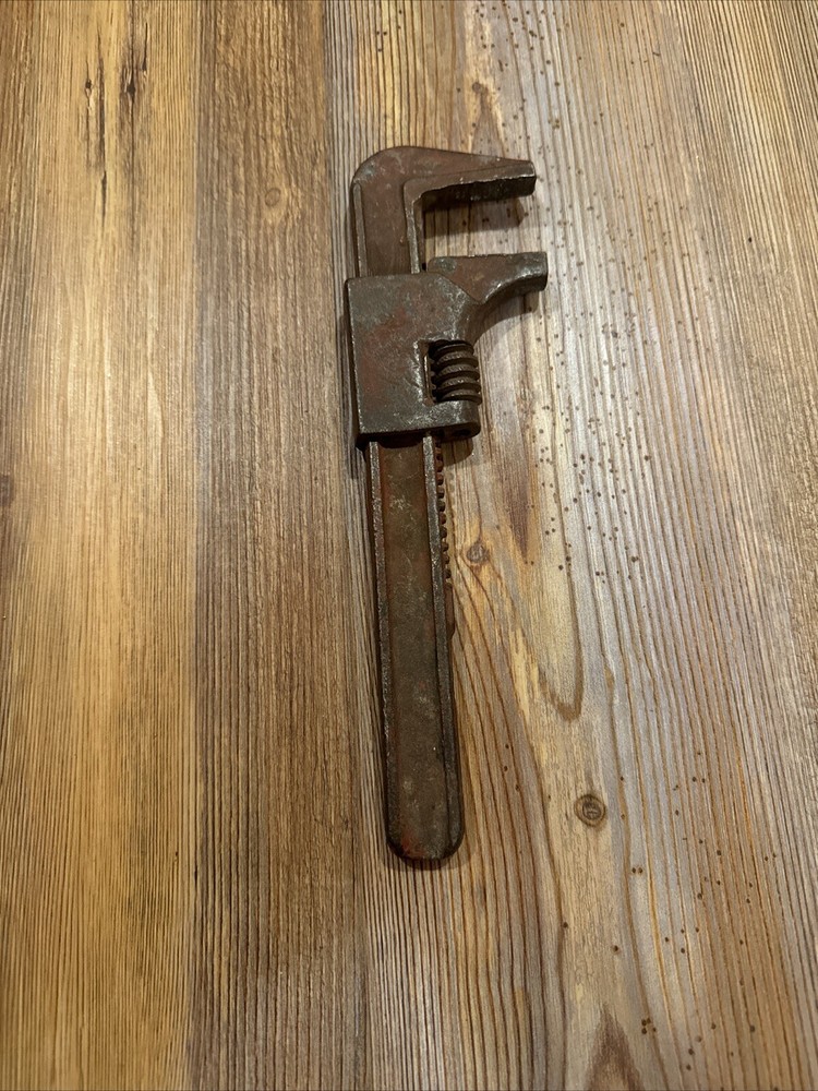 Vintage Made In USA 9 Inch Adjustable Monkey Pipe Wrench