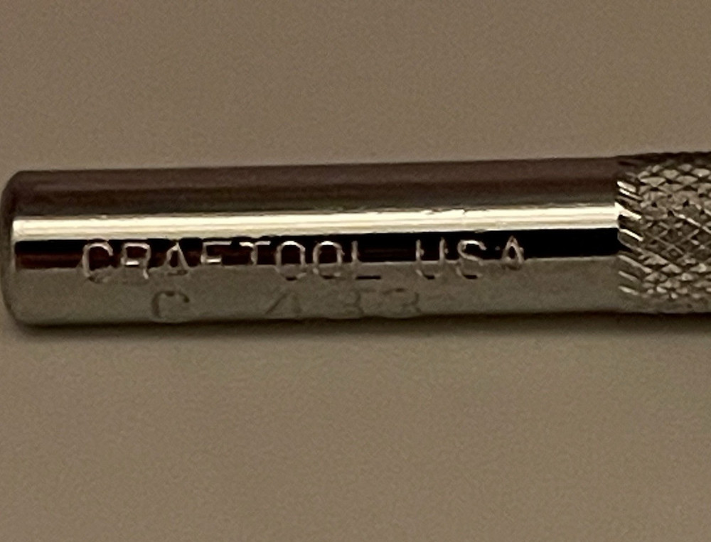 Craftool Leather Stamping Tool C433 & Rivet Setter