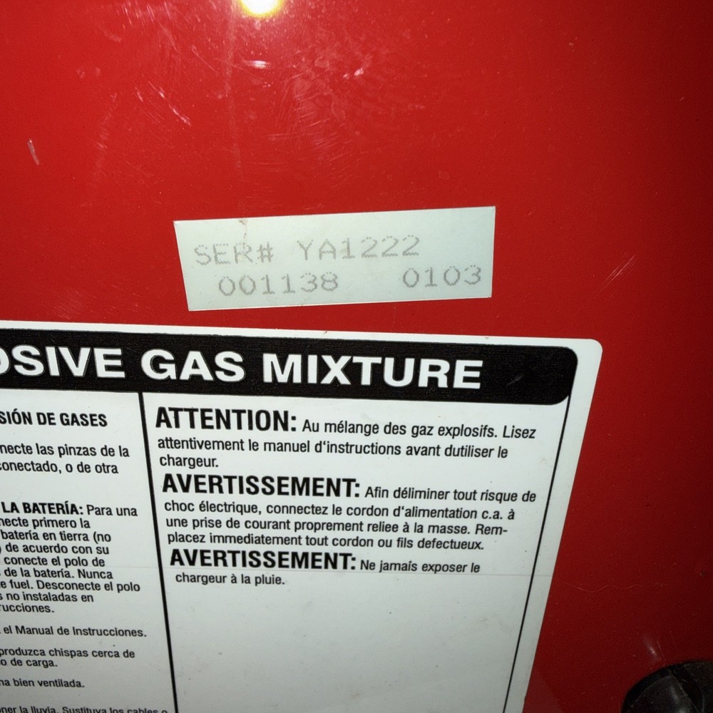 Snap-on 20 Amp Charger 12v